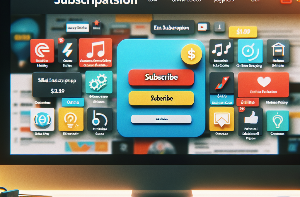 “The Best Practices for Selling Subscription Services Online”